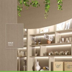 MDF Gold Alumi 2 Faces 2,75X1,85m - Berneck