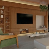 MDF Italian Noce Lacca AD BR 1F 2,75X1,85m - Eucatex - miniatura 2