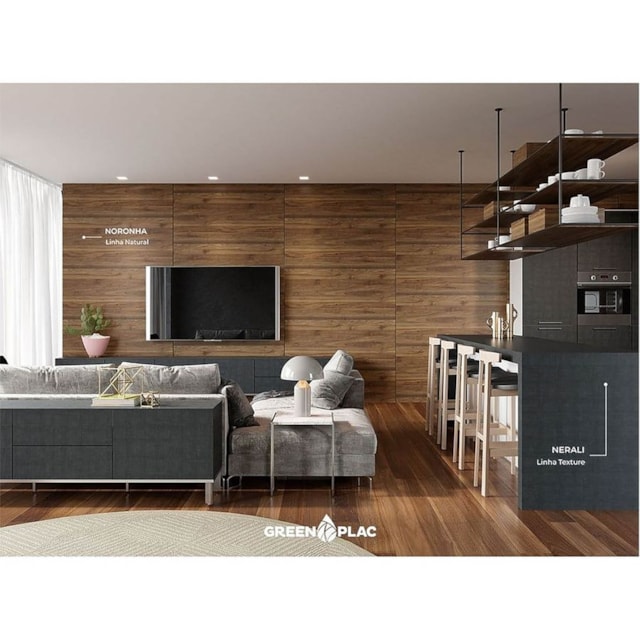 MDF Nerali Toccare Texture 2,75X1,85m - Greenplac - foto 2