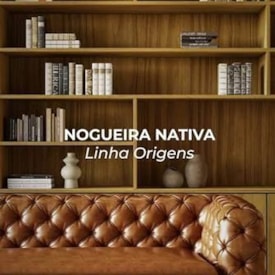 MDF Nogueira Nativa Origens 2 Faces 2,75X1,85m - Fibraplac