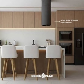 MDF Nogueira Romani Essenziale 2 Faces 2,75X1,85m - Greenplac