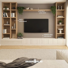MDF Petale Toccare Colore/branco 2,75X1,85m - Greenplac