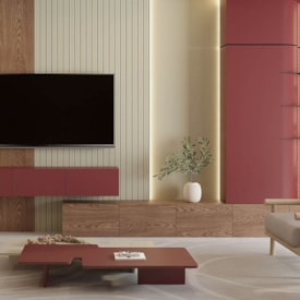 MDF Pimenta Rosa Matt/branco 2 Faces 2,75X1,85m - Arauco
