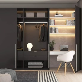 MDF Preto Acetinatta 2 Faces 2,75X1,85m - Duratex