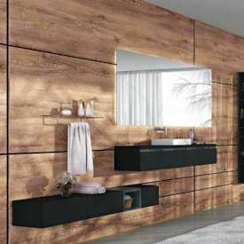 MDF Preto Texturizado Hidro 2 Faces 2,75X1,85m - Duratex