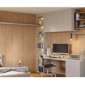 MDF Tauari Ripado Deep Wood 2 Faces 2,75X1,85m - Guararapes