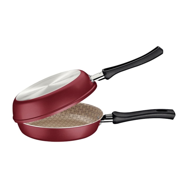 Omeleteira Alum. Starflon Vermelho 20cm Loreto – Tramontina - foto 2