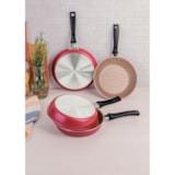 Omeleteira Alum. Starflon Vermelho 20cm Loreto – Tramontina - miniatura 3