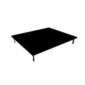 OR0069-001 TAMPA COOKTOP 4 BOCAS MDF 620X520X80 PRETO