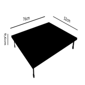 OR0070-001 TAMPA COOKTOP 5 BOCAS MDF 760X520X80 PRETO