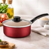 Panela Alumínio Antiaderente 16cm Turim Vermelha -Tramontina - miniatura 3