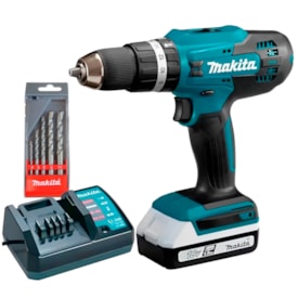 Parafusadeira 18V com 1 Bateria e Carregador HP488DW Makita