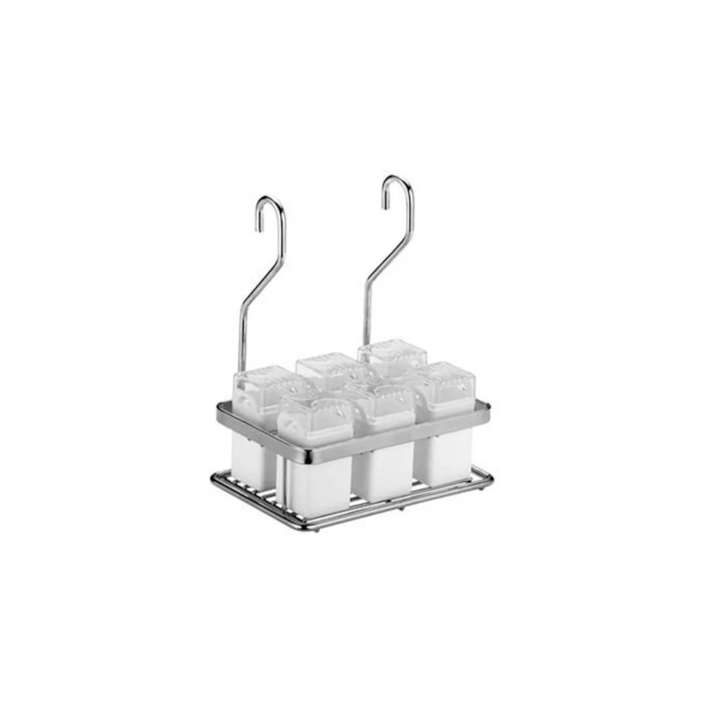 Porta Temperos Aéreo com 6 Frascos - Schmitt