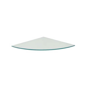 Prateleira Vidro de Canto Vetro 8X250X250mm - PRAT-K