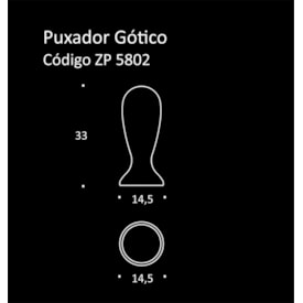 Puxador Gotico - Zen