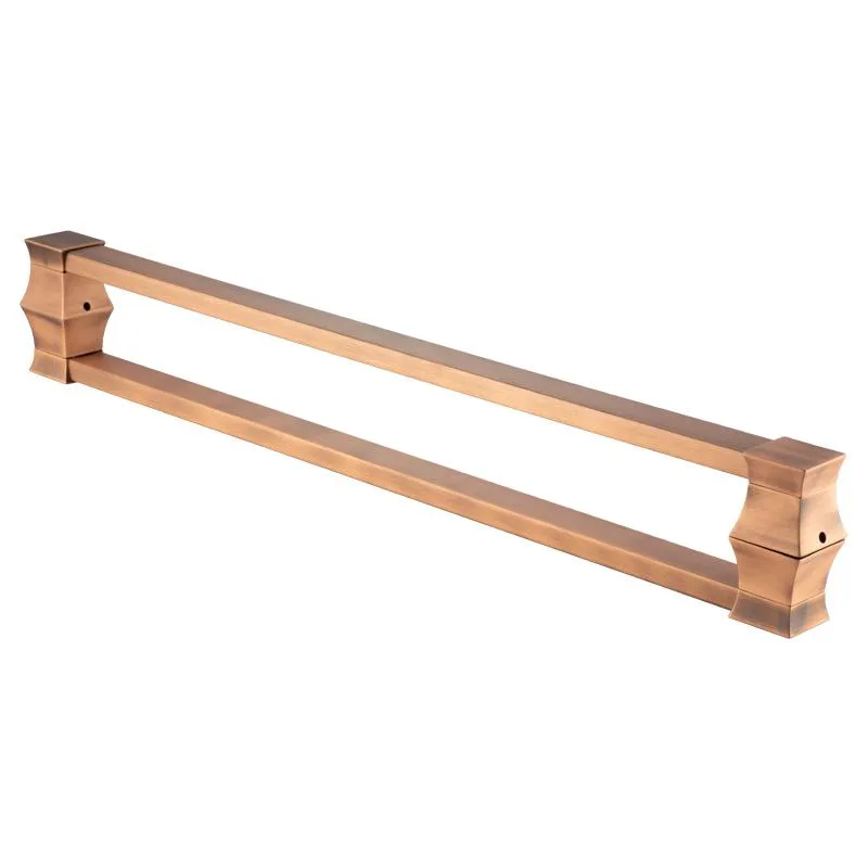 Compre Puxador Para Porta Vitta Duplo 600mm Vecchio Cobre - Zen