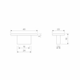 Puxador Ritto Mini - Archi