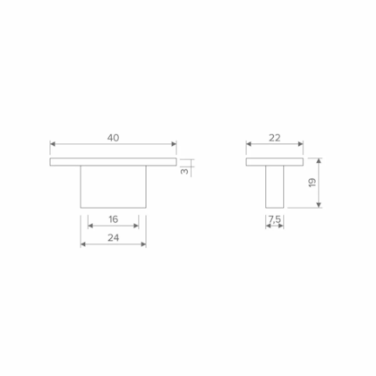Puxador Ritto Mini - Archi