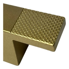Puxador Santa Fé Ponto Granado Dourado Matte - Zen