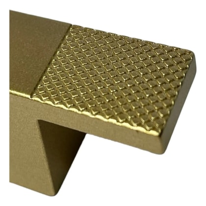 Puxador Santa Fé Ponto Granado Dourado Matte - Zen