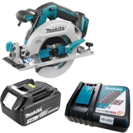 Serra Circular 18V DHS680Z 165mm c/ Bat e Carregador- Makita