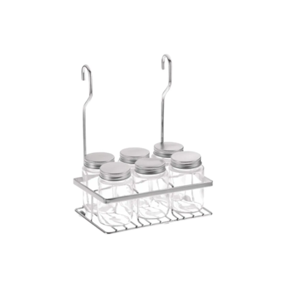 Suporte com Frascos Para Temperos Slim 155x260x130mm - Schmitt