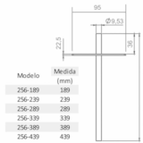 Suporte Invisivel Mod.256 Za - Base - miniatura 2