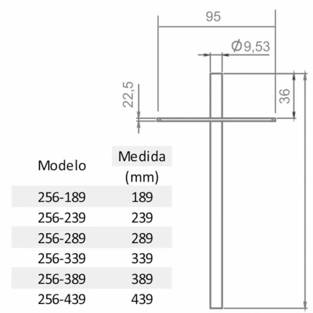 Suporte Invisivel Mod.256 Za - Base - foto 2