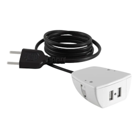 Tomada Sonic 2 Usb Fixo - Cabo 1,7m - QT MOV