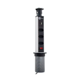 Torre De Tomada Multiplug 3 Tomadas 1 USB + 1 USB-C - Gpower - miniatura 1