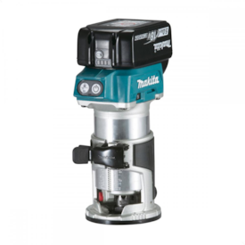 Tupia Profissional 6 e 8mm a Bateria 18V 5Ah DRT50Z-P Makita