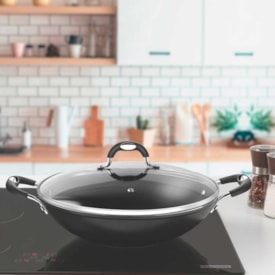 Wok Mônaco Induction em Alumínio Antiaderente Starflon Premium 32cm 4,5L - Tramontina