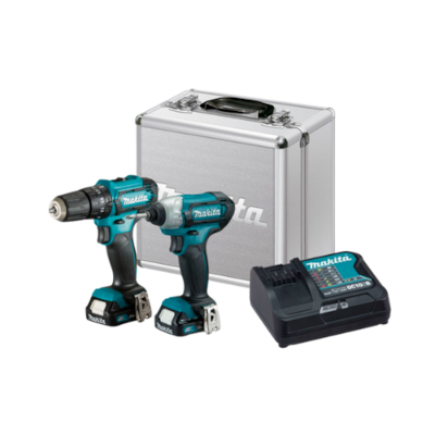 Combo furadeira e parafusadeira de impacto Makita CLX228SAX